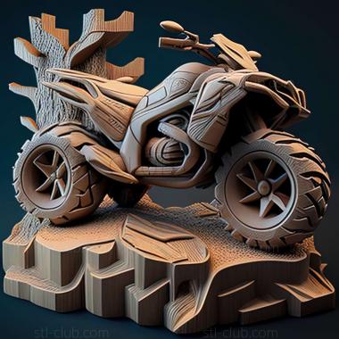 3D мадэль Kawasaki Brute Force 300 (STL)